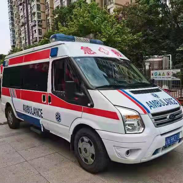 定襄长途救护车护送病人返乡